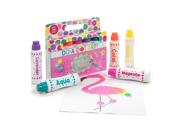 5 Pack Ultra Bright Shimmer Marker Do a Dot Art Lil Tulips