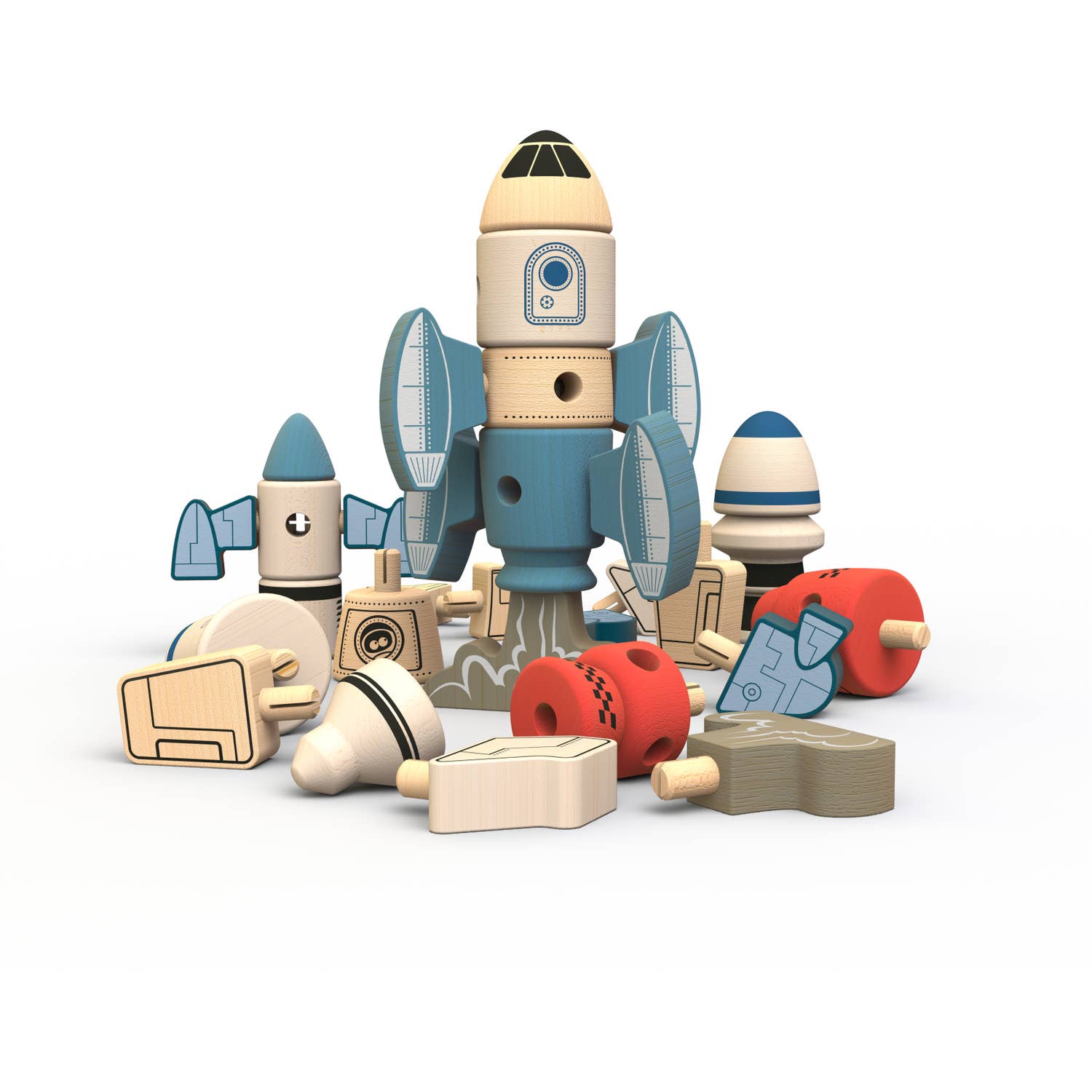 Tinker Totter Rockets - 31 Piece Character Set