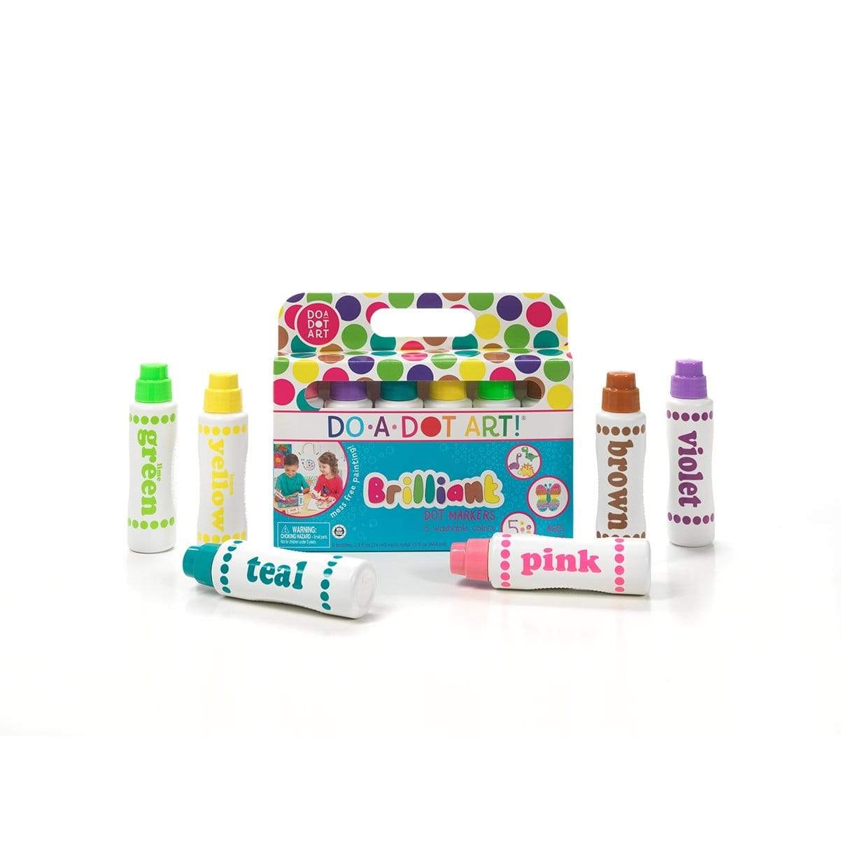6 Pack Brilliant Marker Do a Dot Art Lil Tulips