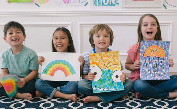 6 Pack Rainbow Marker Do a Dot Art Lil Tulips