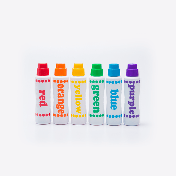 6 Pack Rainbow Marker Do a Dot Art Lil Tulips