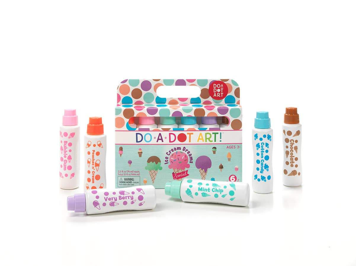 6 Pack Scented Ice Cream Dreams Marker Do a Dot Art Lil Tulips