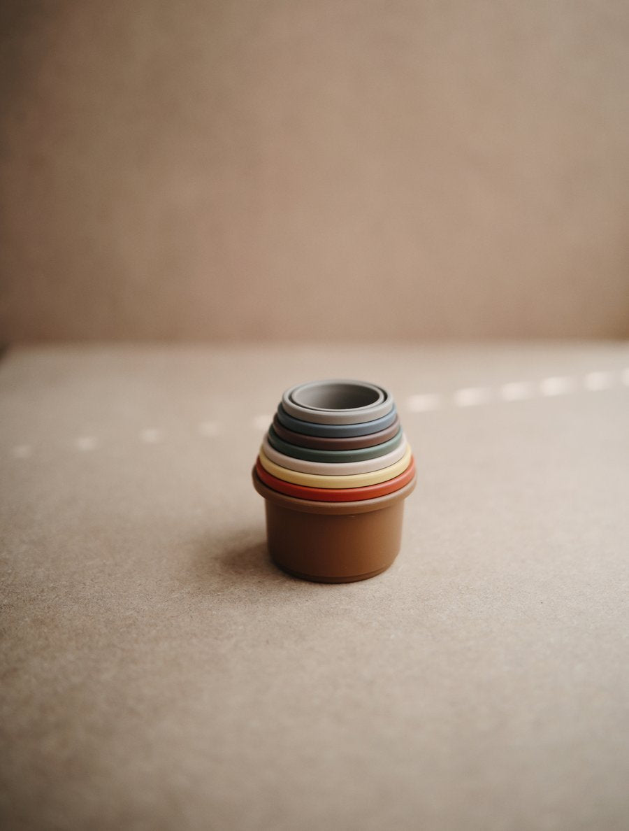 Retro Stacking Cups Toy