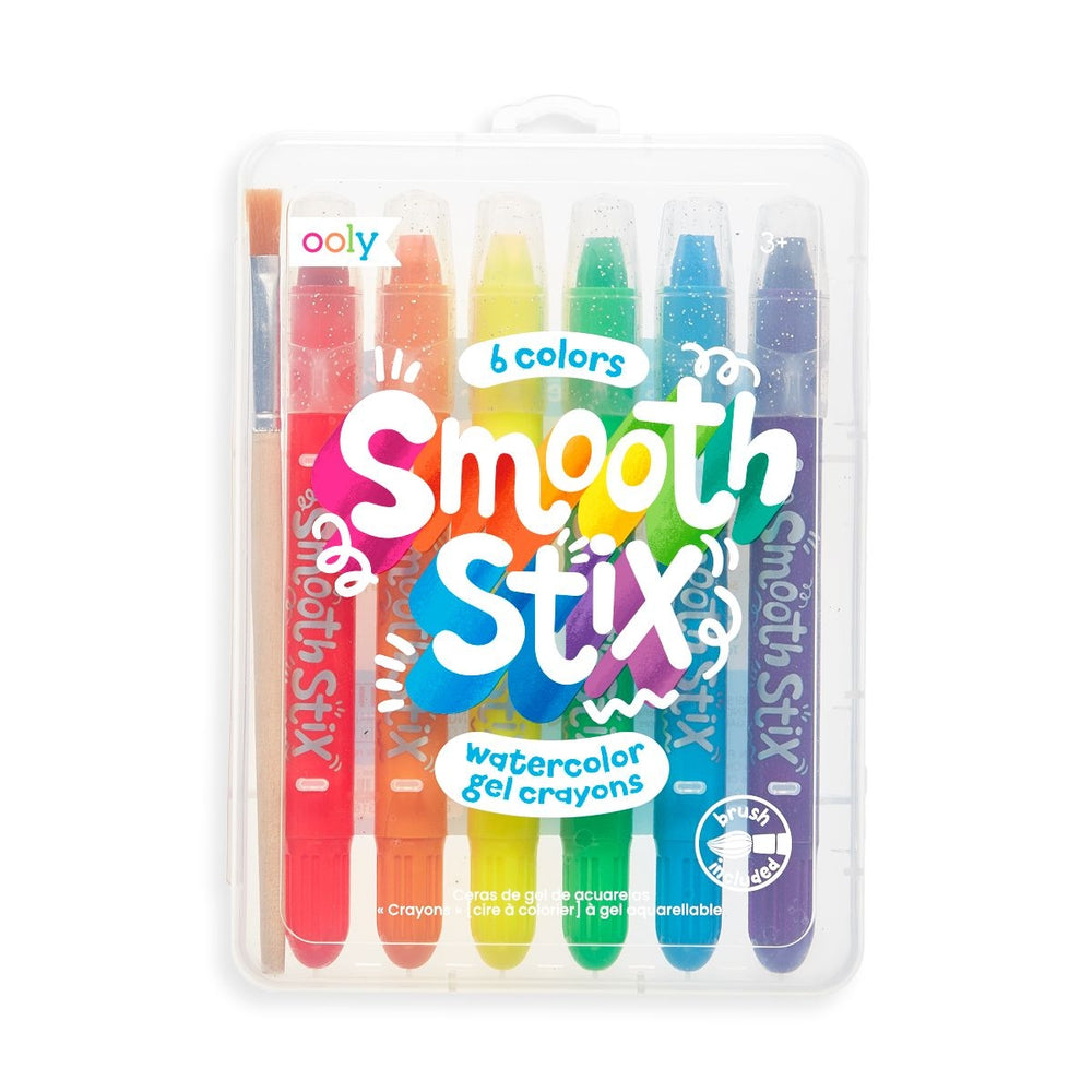 Smooth Stix Watercolor Gel Crayons Set of 6