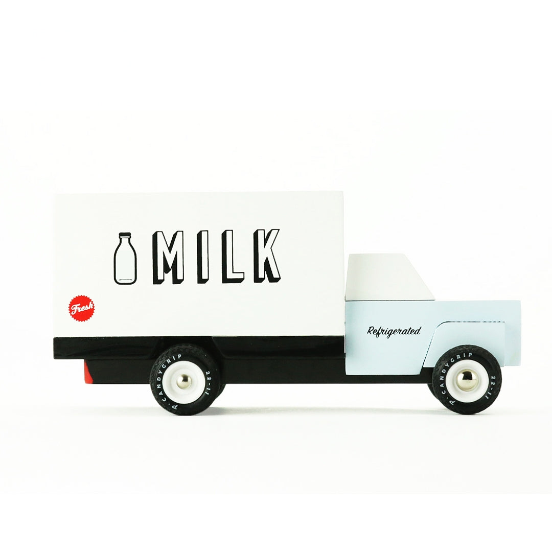 Milk Truck Wooden Car