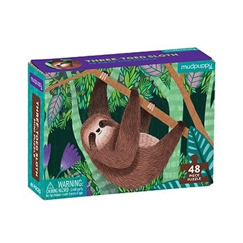 Three-Toed Sloth 48 Piece Mini Puzzle