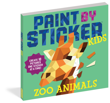 Paint by Sticker Kids: Zoo Animals
