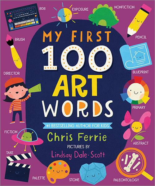 My First 100 Art Words - Board Book (Padded)