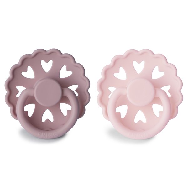 FRIGG Andersen Silicone Baby Pacifier (Twilight Mauve / White Lilac)