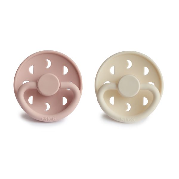 FRIGG Moon Silicone Baby Pacifier (Blush / Cream)