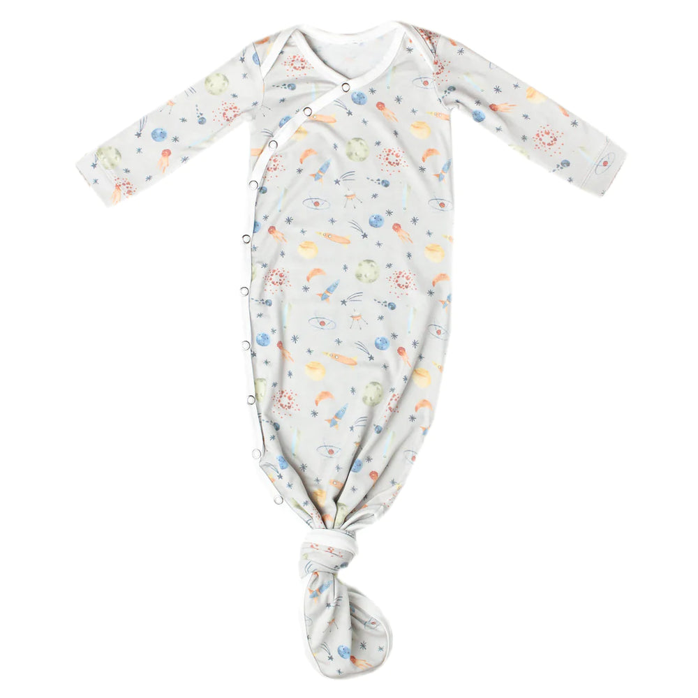 Cosmos Newborn Knotted Gown