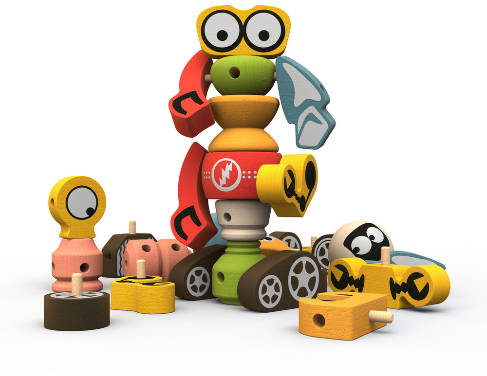 Tinker Totter Robots 28 Piece Character Set