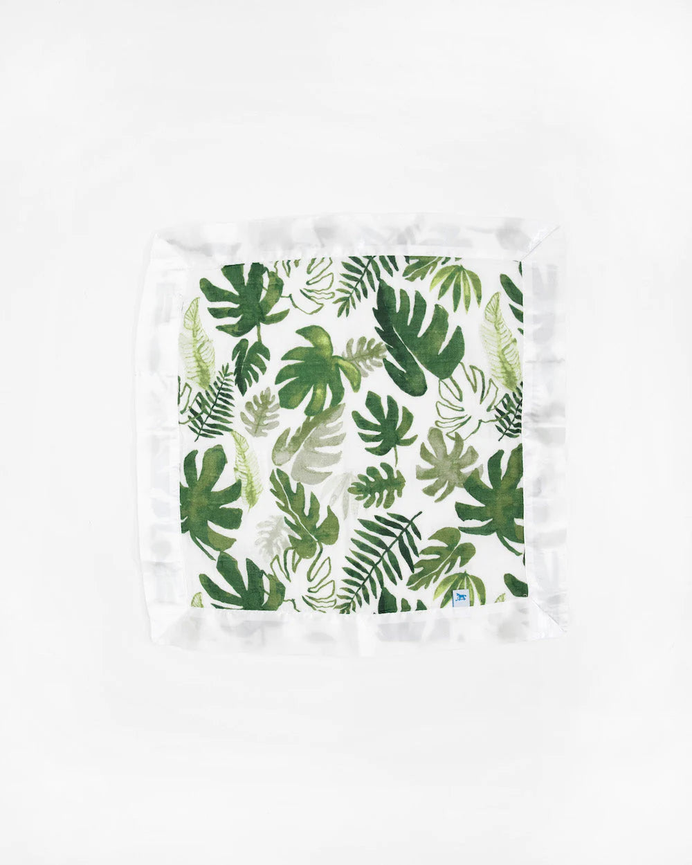 Cotton Muslin Security Blanket 3-Pack - Tropical Leaf