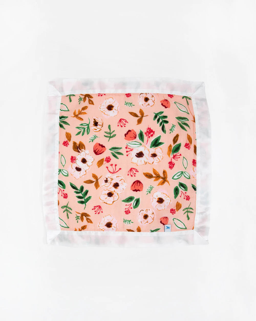 Cotton Muslin Security Blanket 3-Pack - Vintage Floral