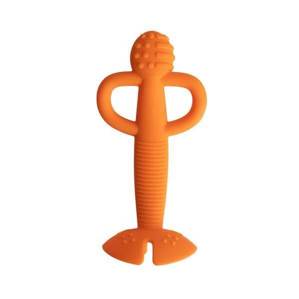 A Busy Baby Teether & Training Spoon - Orange Busy Baby Lil Tulips