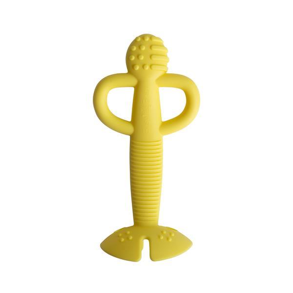 A Busy Baby Teether & Training Spoon - Yellow Busy Baby Lil Tulips