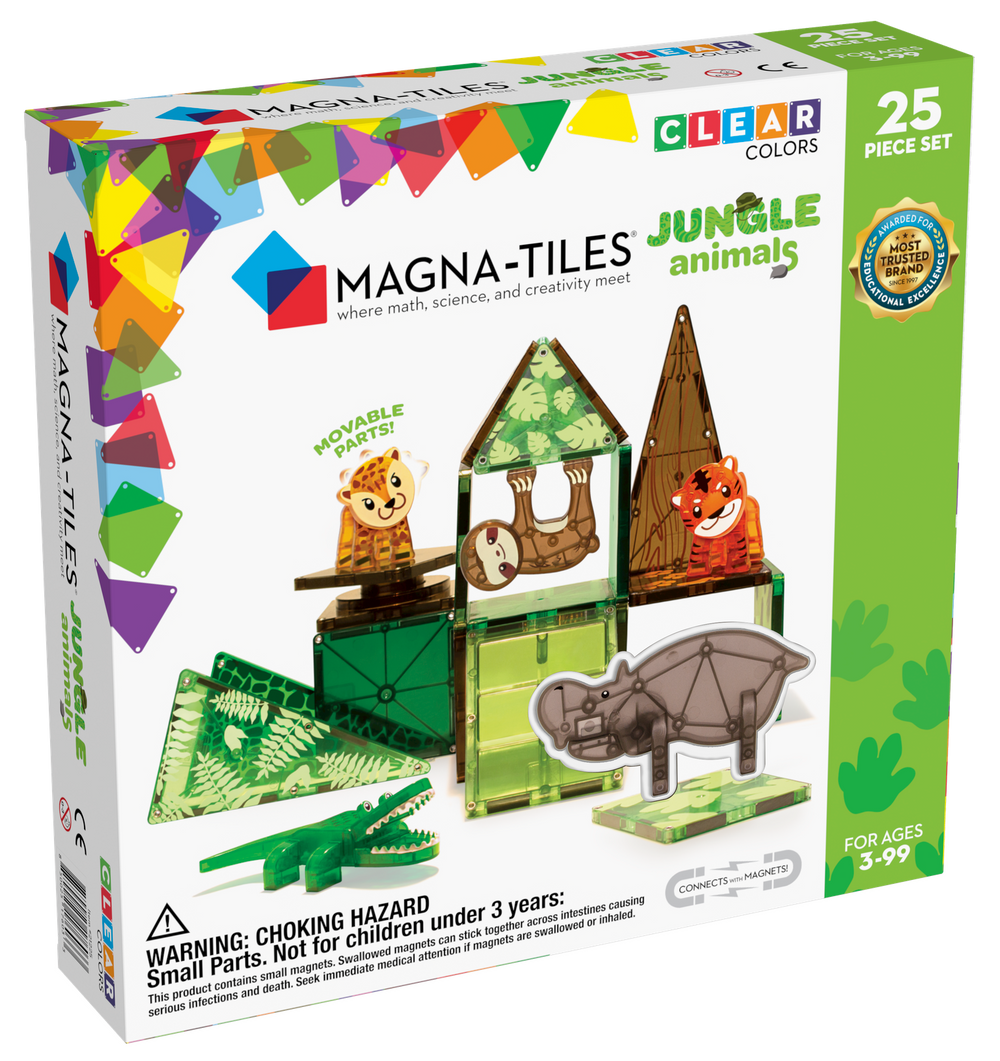 Magna-Tiles® Jungle Animals 25-Piece Set