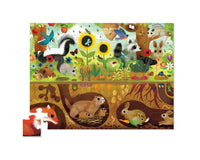 Above & Below - Backyard Discovery 48 Piece Puzzle Crocodile Creek Lil Tulips