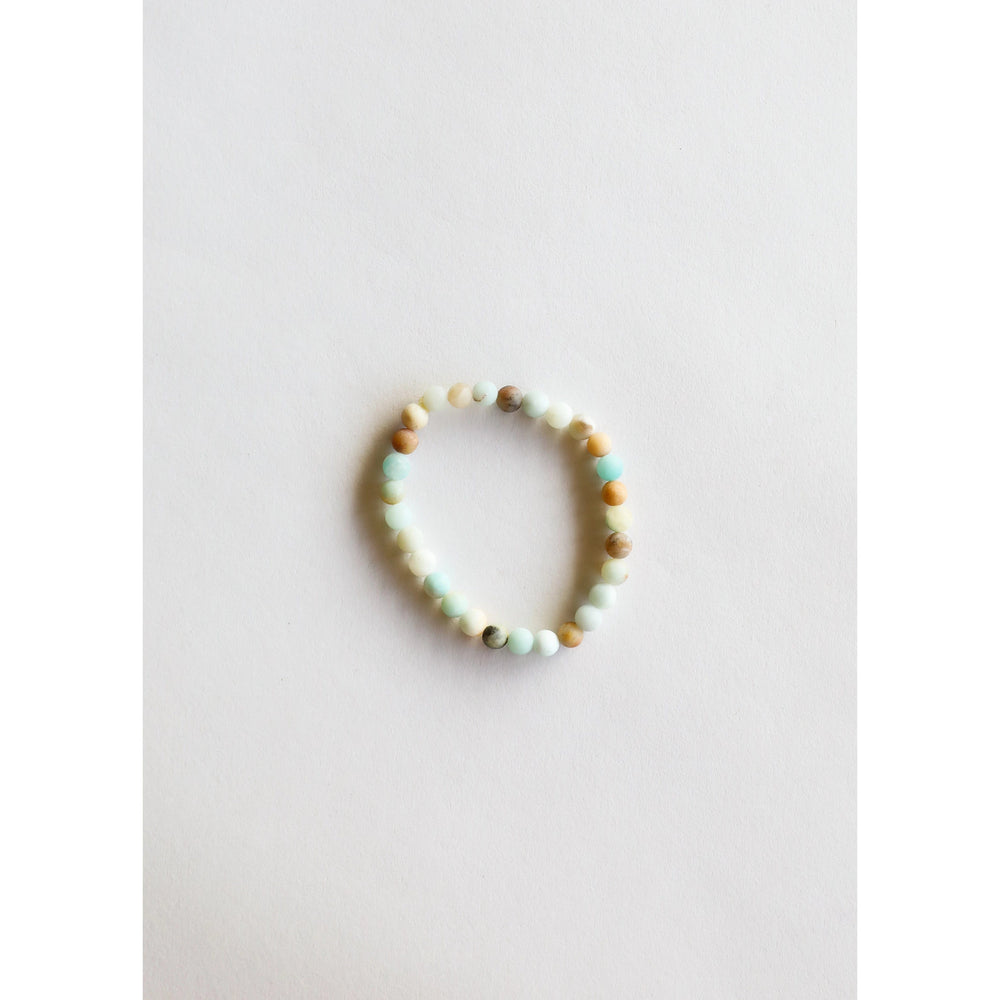 Adult: Raw Amazonite Bracelet Canyon Leaf Lil Tulips