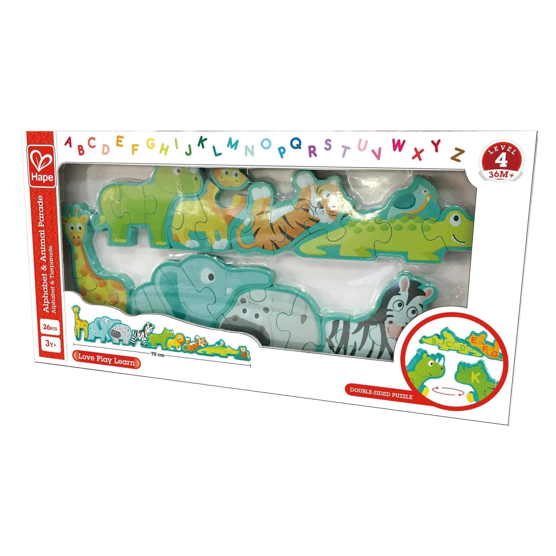 Alphabet & Animal Parade Hape Lil Tulips