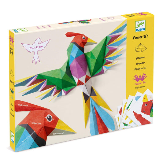 Amazonie 3D Poster Paper Creation Activity Djeco Lil Tulips