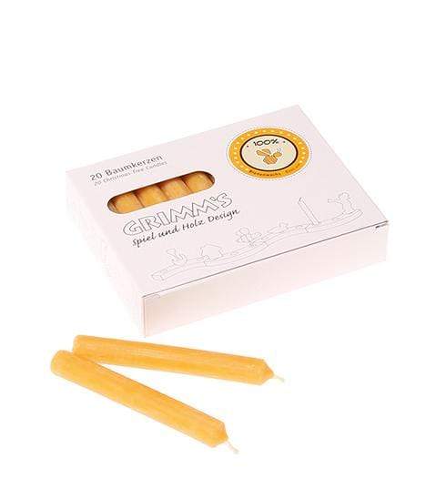 Amber Beeswax Candles (100%) Grimm's Lil Tulips