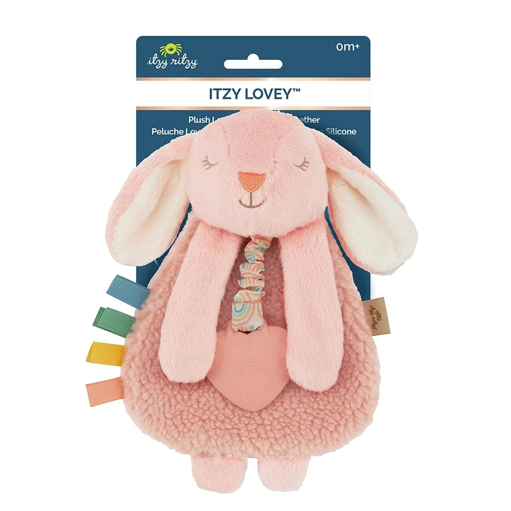 Ana the Bunny Itzy Lovey™ Plush with Silicone Teether Toy Itzy Ritzy Pacifiers & Teethers Lil Tulips