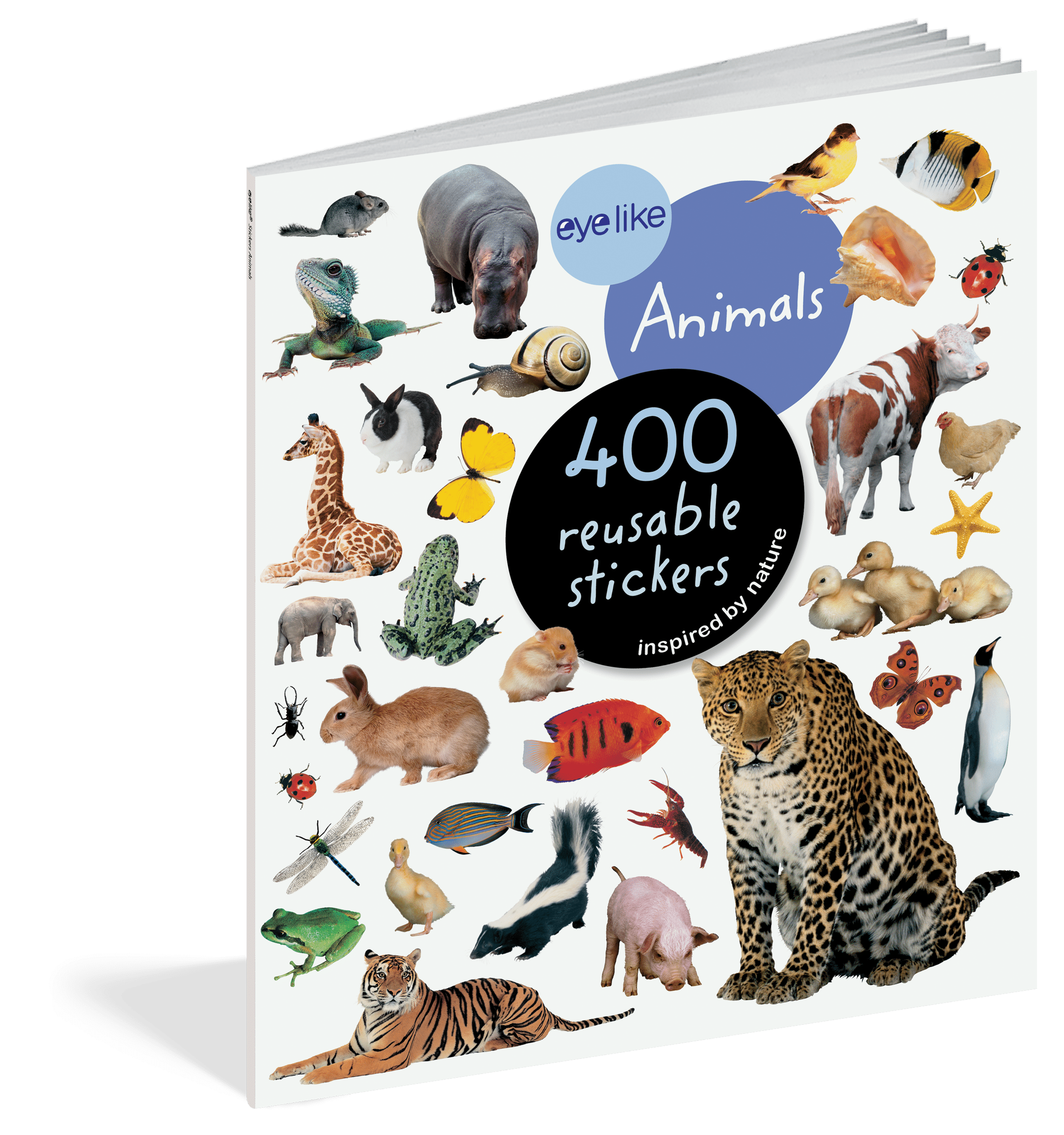 Animals Eyelike Reusable Stickers Workman Publishing Lil Tulips