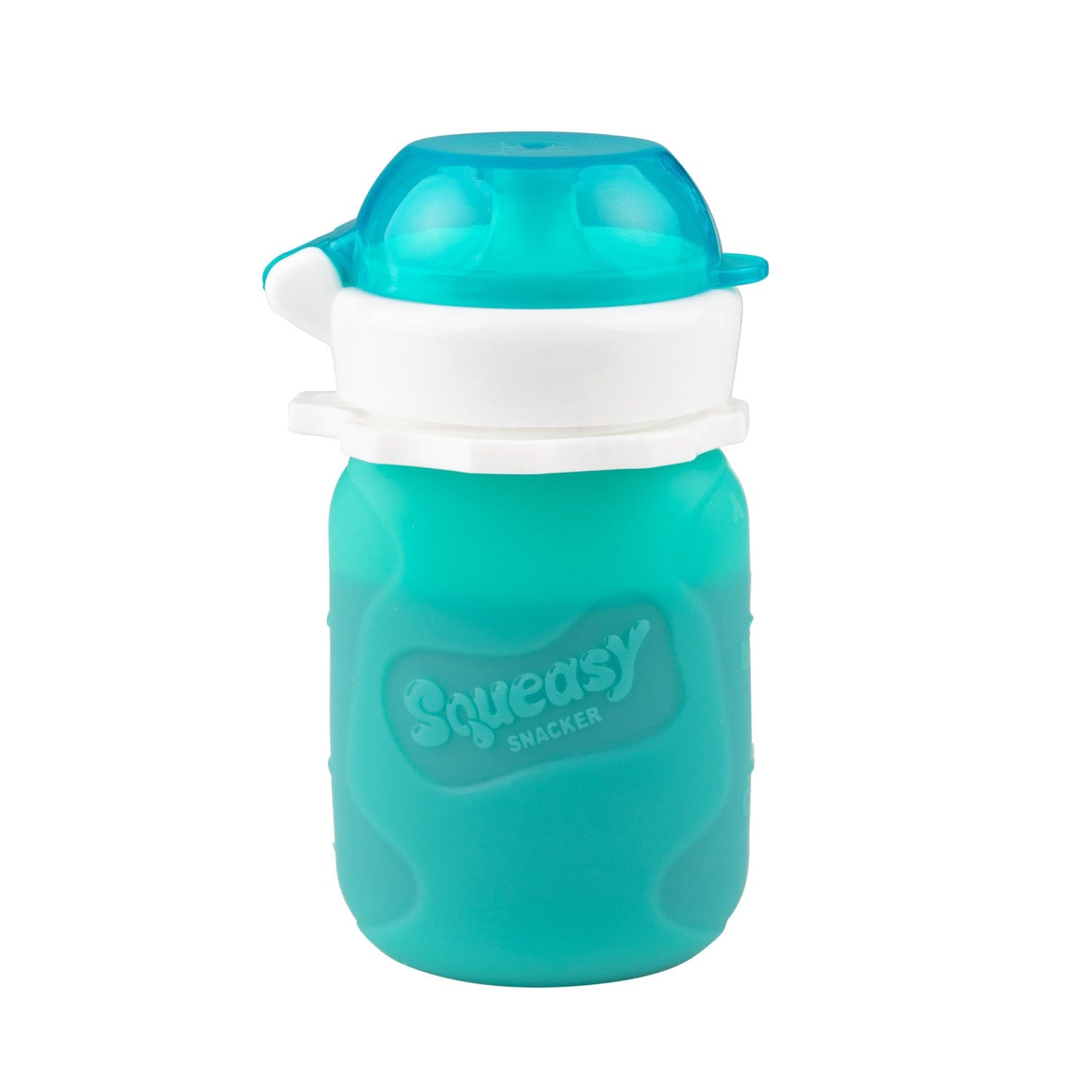Aqua Squeasy Silicone Pouch 3.5 oz Squeasy Gear Lil Tulips