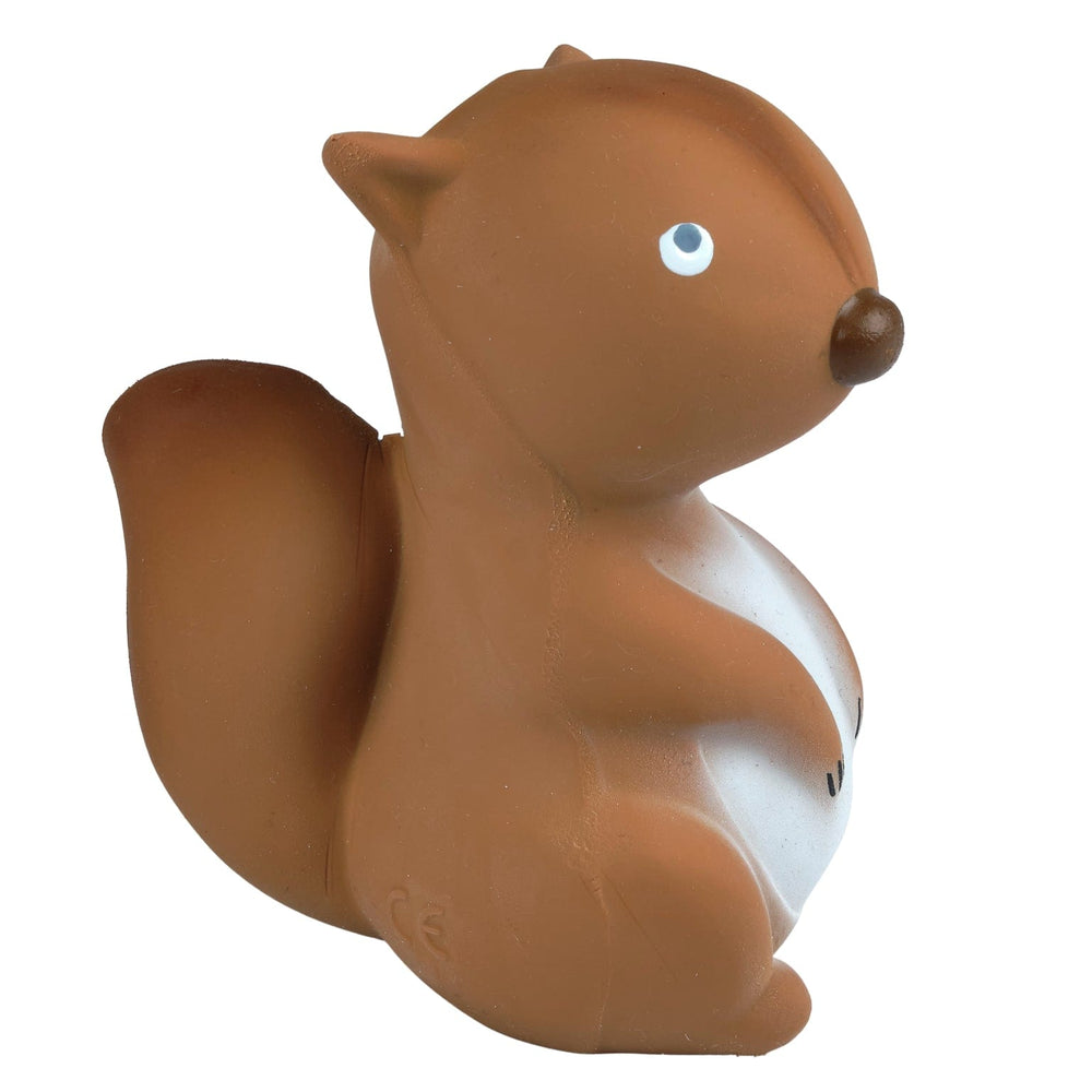 Arctic Squirrel Organic Rubber Teether, Rattle & Bath Toy Tikiri Toys Lil Tulips