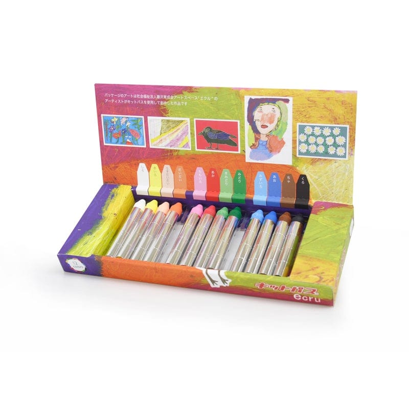 Art Crayons ECRU 12 Colors kitpas Lil Tulips