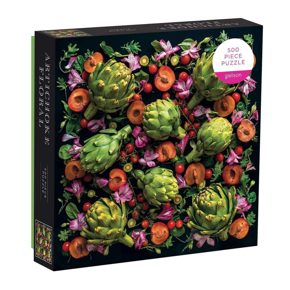 Artichoke Floral 500 Piece Puzzle Chronicle Books Lil Tulips