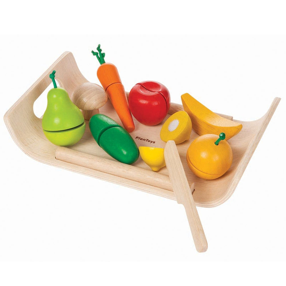 Assorted Fruit and Vegetable Plan Toys Lil Tulips