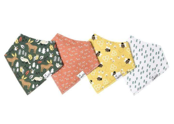 Atwood Bandana Bibs Copper Pearl Lil Tulips