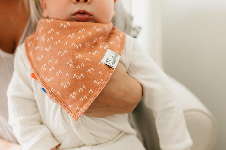 Atwood Bandana Bibs Copper Pearl Lil Tulips