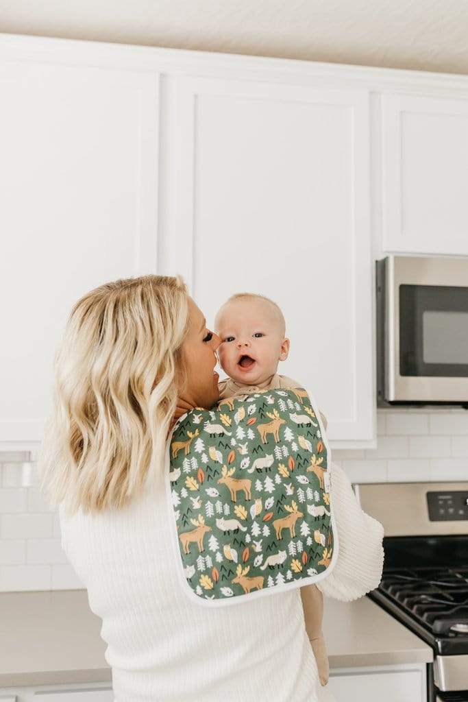 Atwood Burp Cloth Set Copper Pearl Lil Tulips