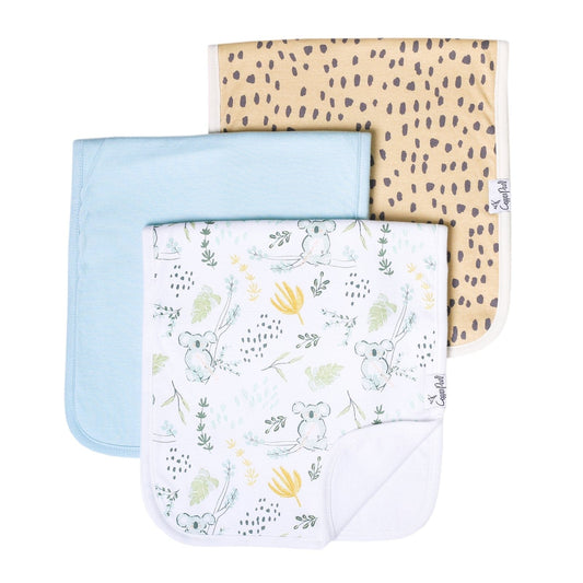 Aussie Burp Cloth Set Copper Pearl Lil Tulips