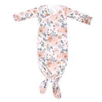 Autumn Newborn Knotted Gown Copper Pearl Lil Tulips
