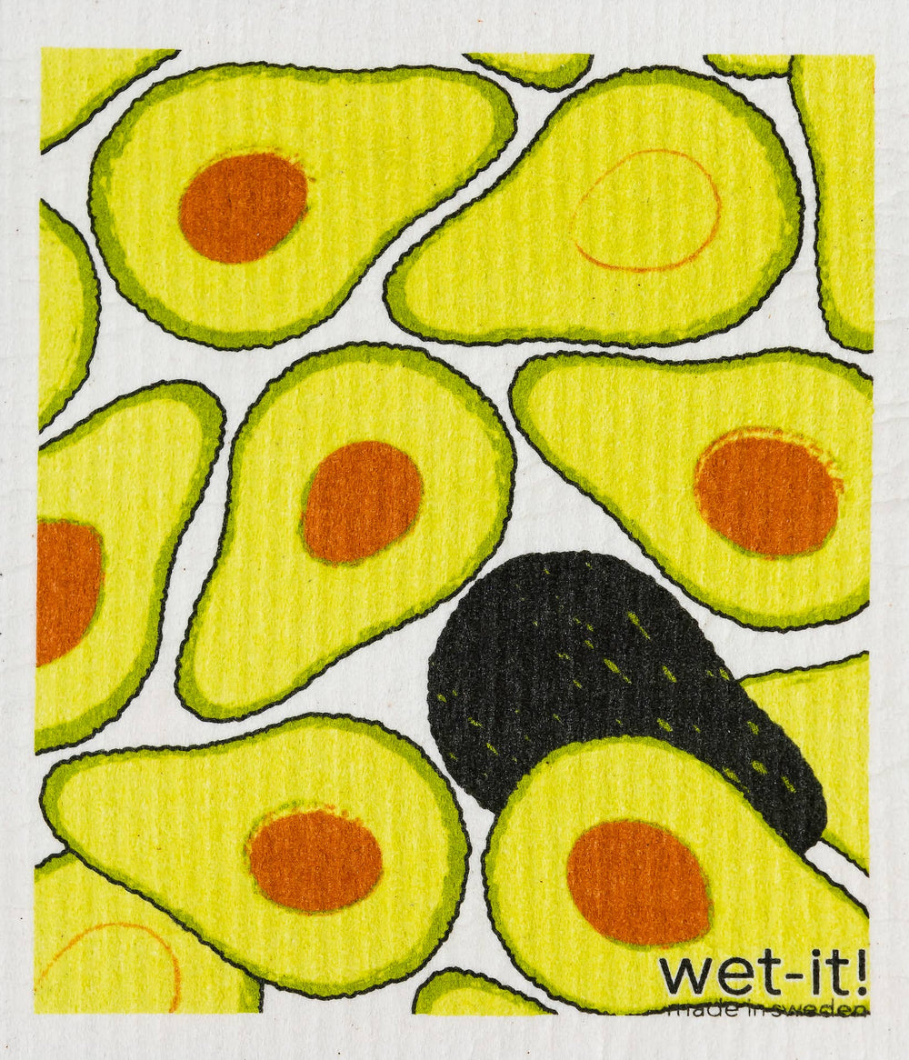 Avocado Swedish Cloth Wet It! Lil Tulips