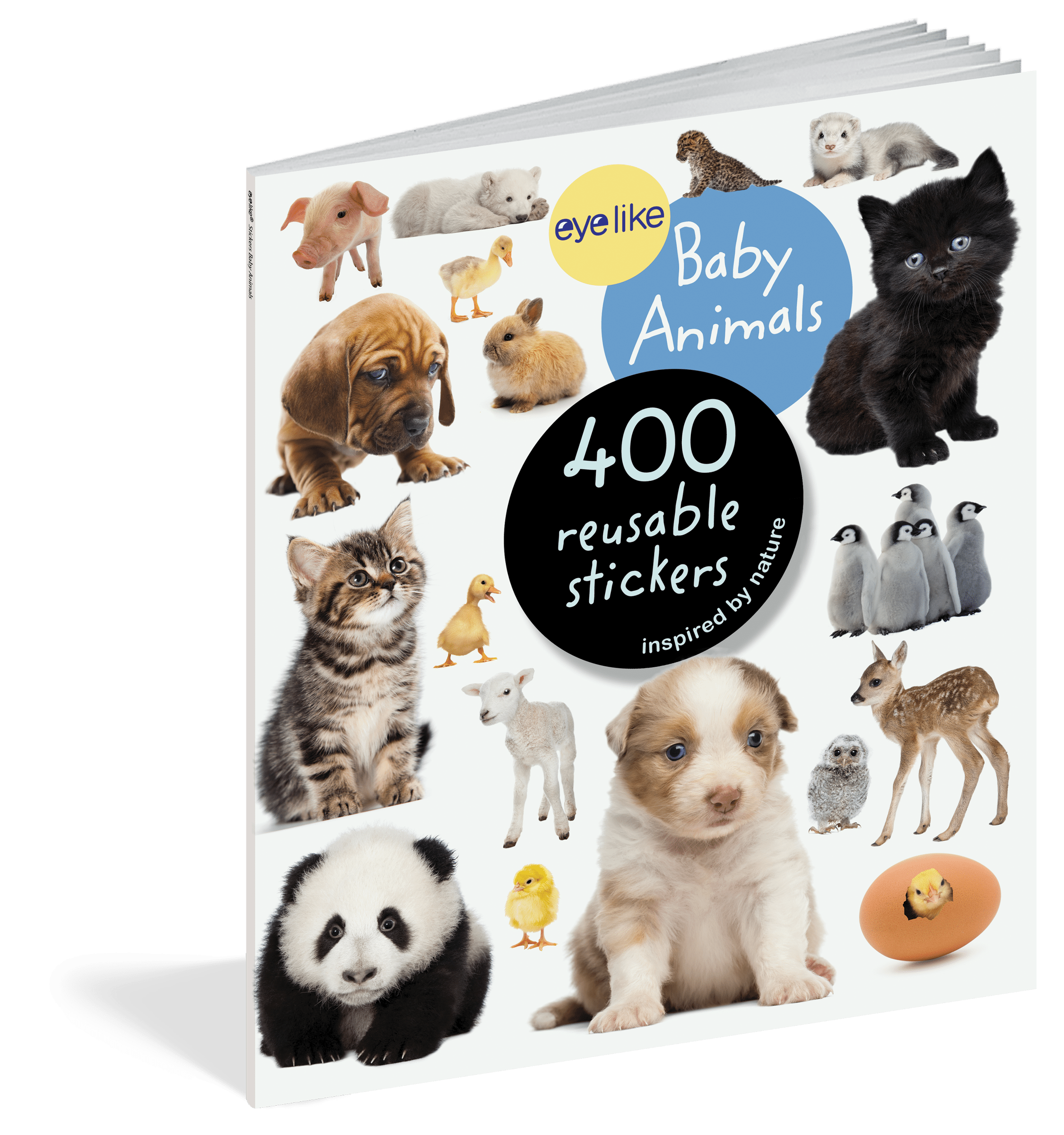 Baby Animals Eyelike Reusable Stickers Workman Publishing Lil Tulips
