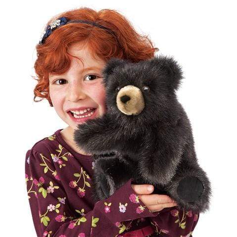 Baby Black Bear Puppet Folkmanis Puppets Folkmanis Puppets Lil Tulips