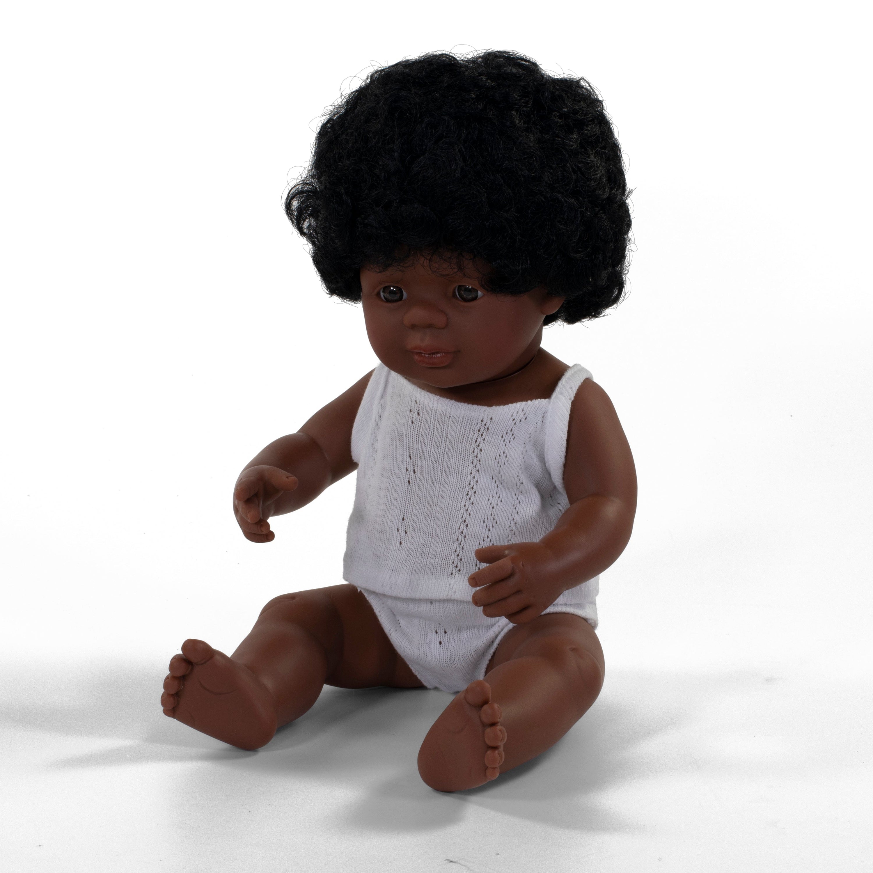 Baby Doll African American Girl Miniland Lil Tulips