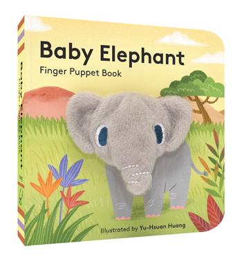 Baby Elephant: Finger Puppet Board Book Chronicle Books Lil Tulips