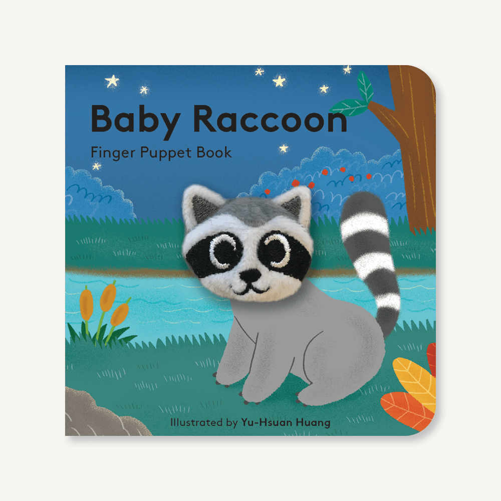 Baby Raccoon: Finger Puppet Book Chronicle Books Lil Tulips