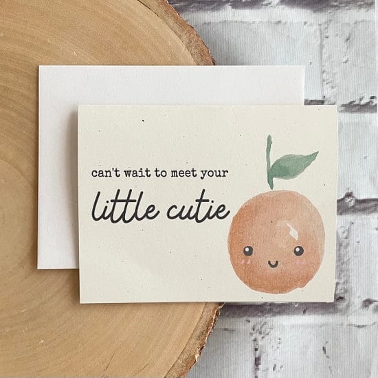 Baby Shower Card | Little Cutie Notably Paper Company Lil Tulips