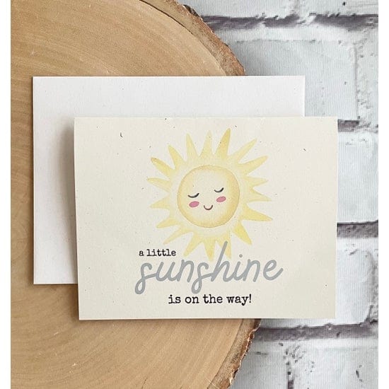 Baby Shower Card | Little Sunshine Notably Paper Company Lil Tulips