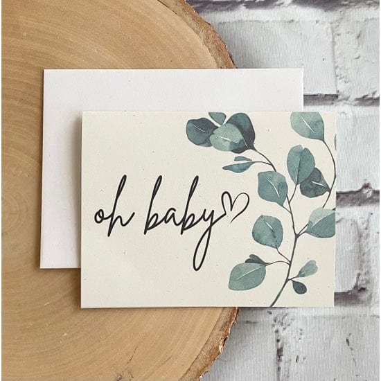 Baby Shower Card | Oh Baby Notably Paper Company Lil Tulips