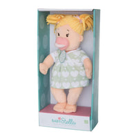 Baby Stella Peach Doll with Blonde Hair Pig Tails Manhattan Toy Company Lil Tulips