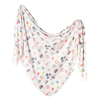 Baja Knit Swaddle Blanket Copper Pearl Lil Tulips