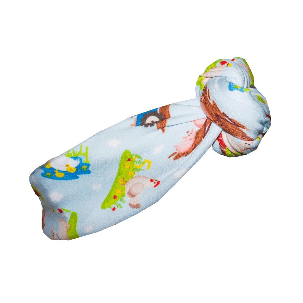Barnyard Babies Tie On Adult Headband bumblito Lil Tulips